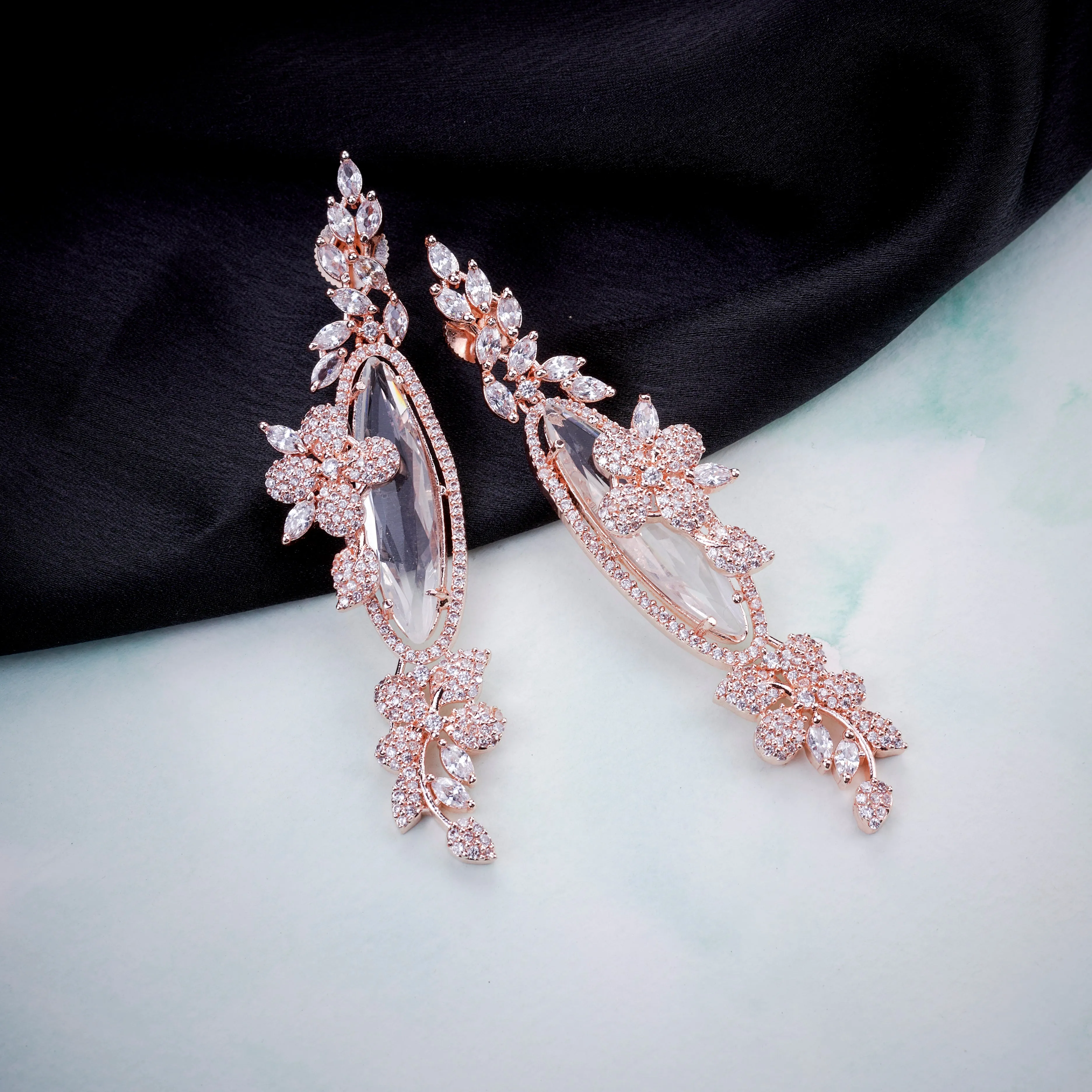 Rose Gold Serenade Earrings