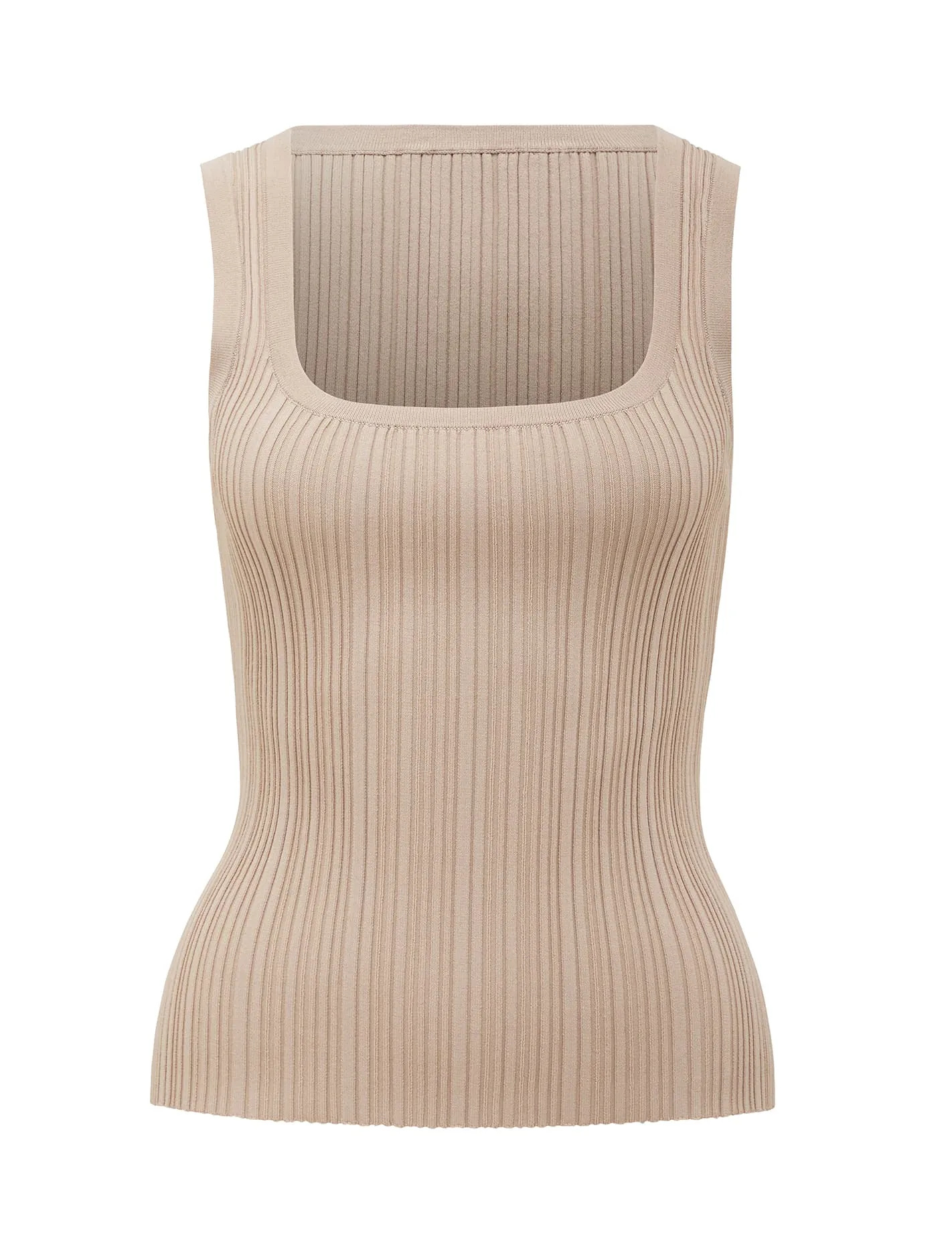 Seville Petite Mutli Rib Knit Tank Top