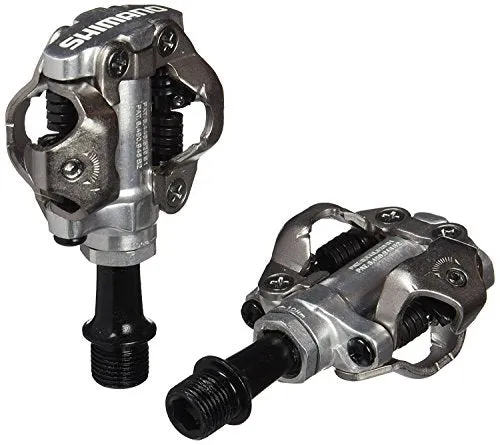 SHIMANO PD-M540 Mountain Bike Clipless Pedals - Silver w/ Cleats