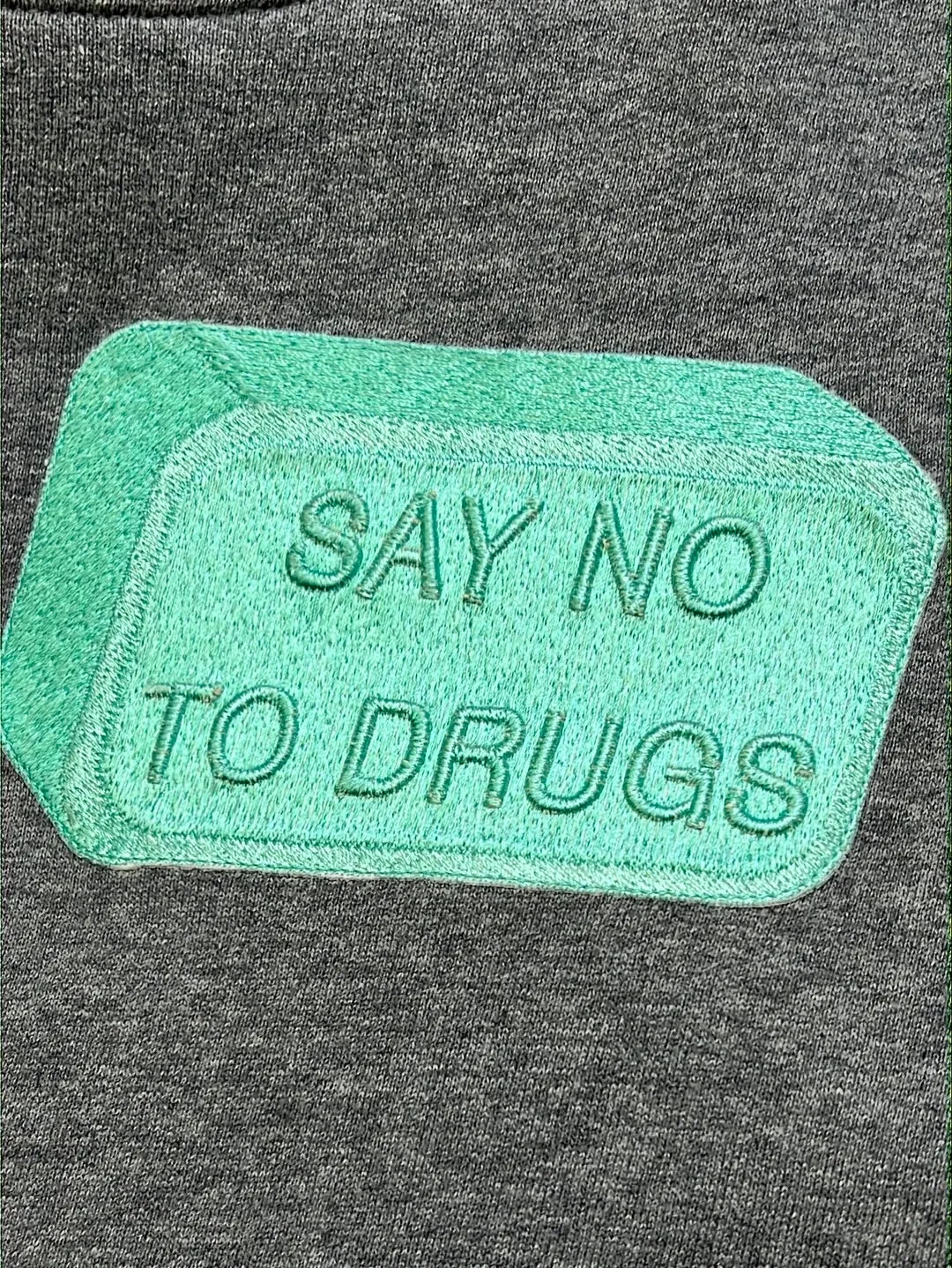 Size S - Acne Studios Bird Patch Say No To Drugs Jumper