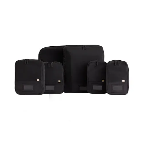 The Compression Packing Cubes 6 pc in Black