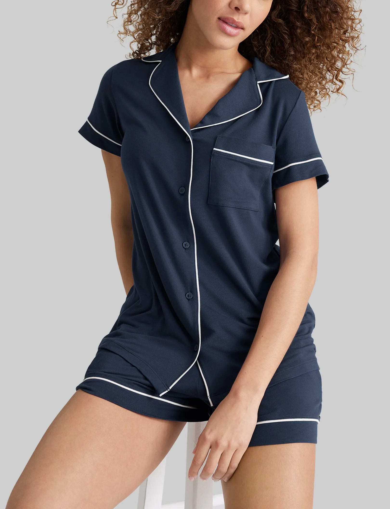 Women's Downtime Pajama Top & Short Set