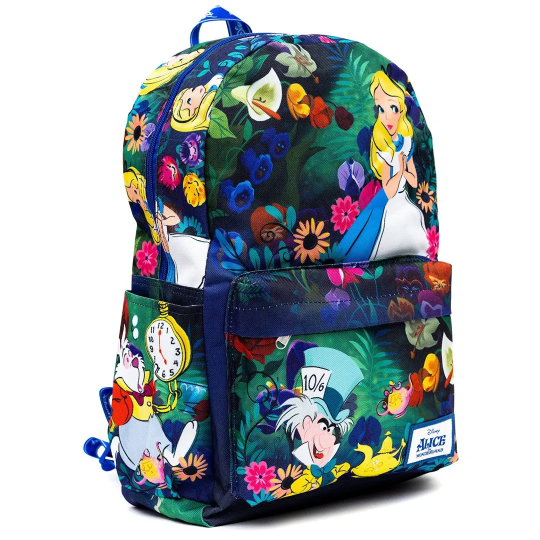 WondaPop Disney Alice in Wonderland 17 Full Size Nylon Backpack