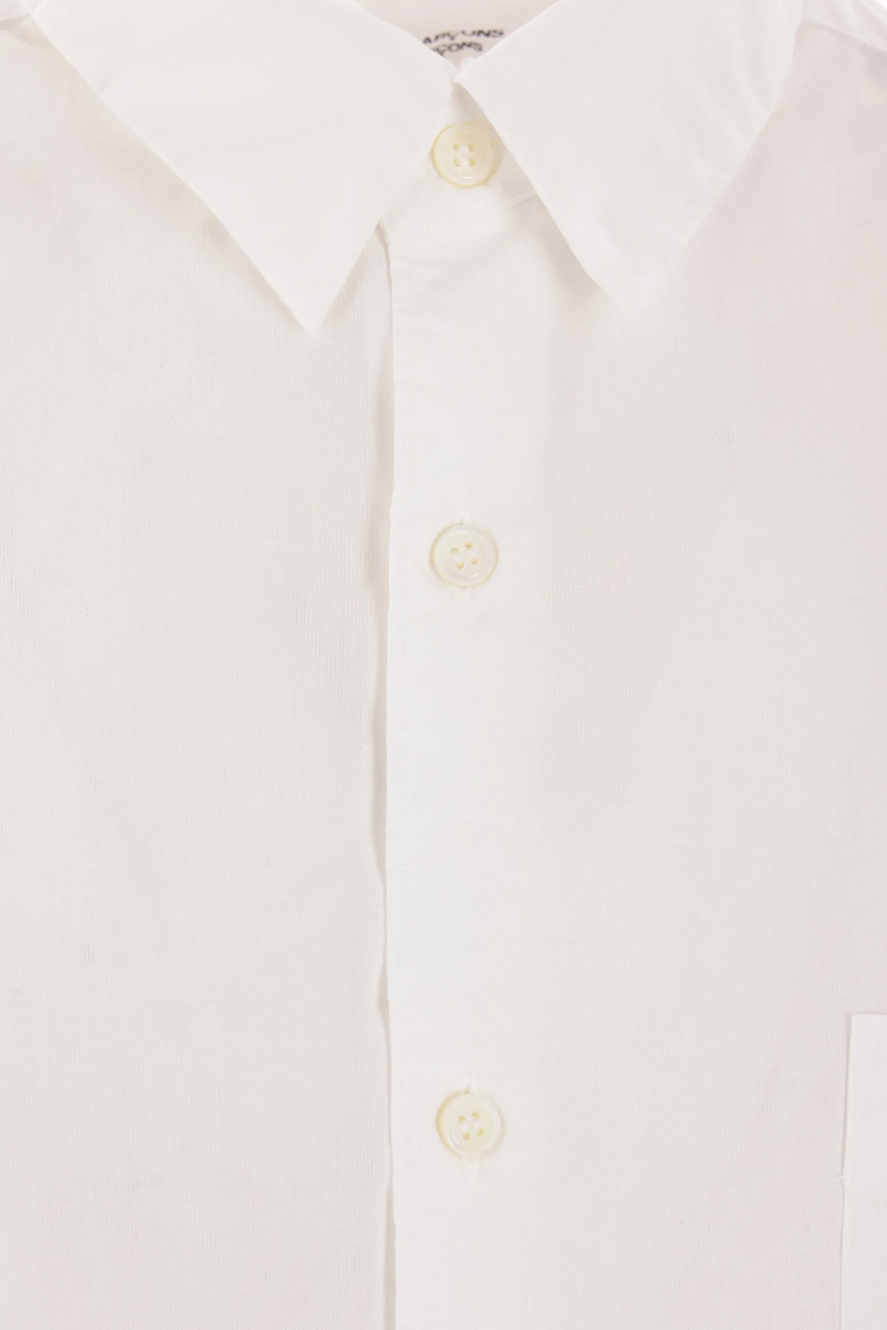 wrinkled technical fabric shirt with fringes