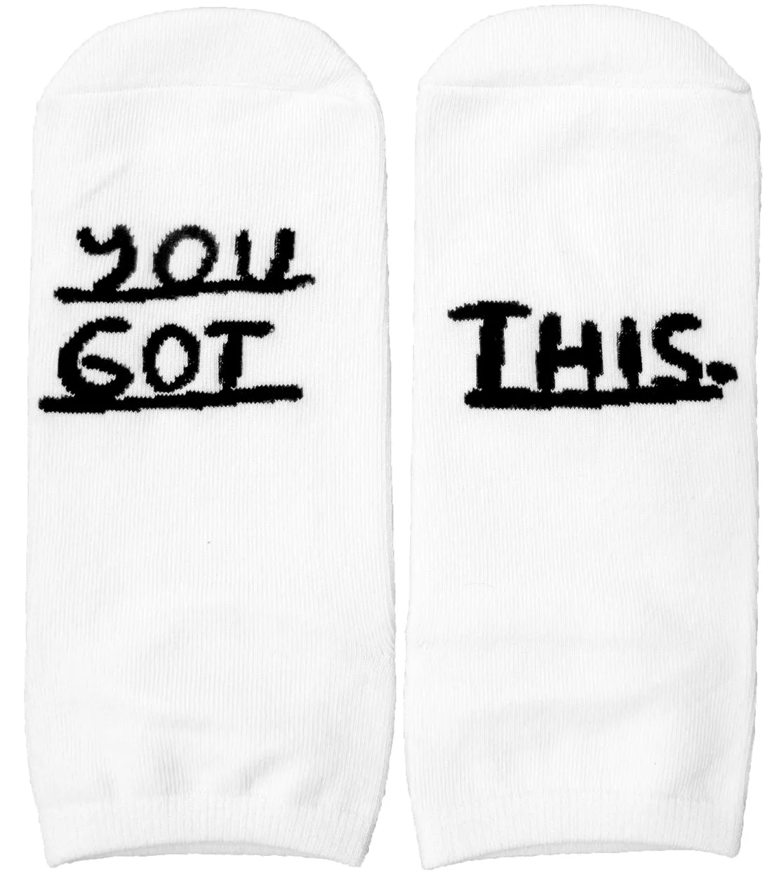 You Got This Socks in White