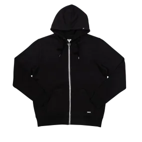 ZIP HOODIE BLACK/WHITE